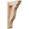 Ekena Millwork 6-in W x 16-in D x 28-in H Funston Trad Rough Cedar Woodgrain TimberThane Outlooker, Primed Tan OUTUR060X16X28FST04RCPR - alternate 1